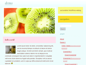 Fruitlicious WordPress Theme