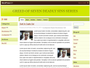 Greed WordPress Theme