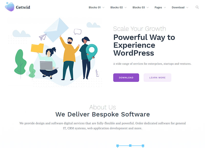 getwid wordpress theme