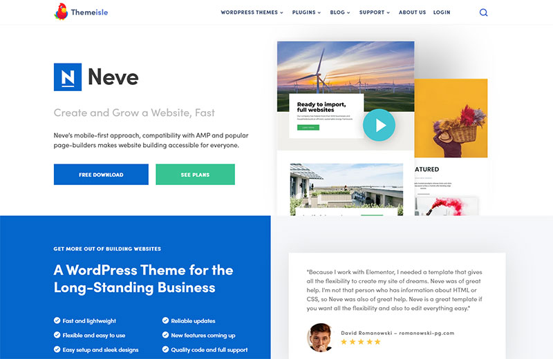 Neve WordPress themes