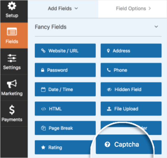 WPForms Captcha Form Field